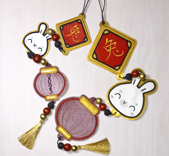 Year Of The Rabbit Wall Hanging