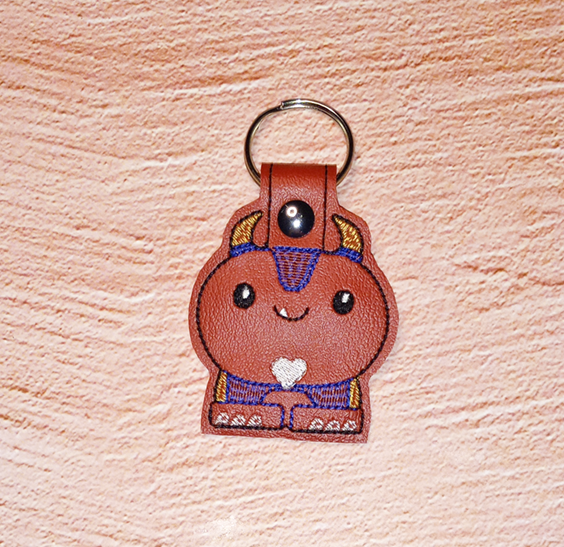 Squishy the Love Monster Fob