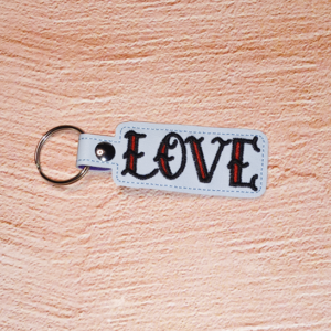 Love Tattoo Key Fob