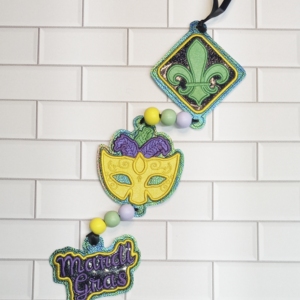 Mardi Gras Wall Hanging
