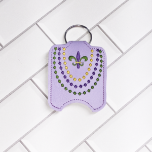 Mardi Gras Hand Sanitizer Holder
