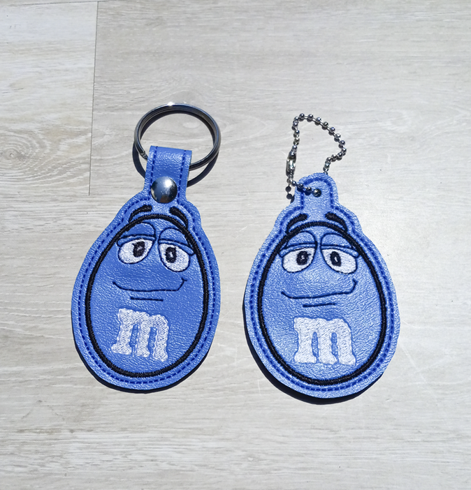Blue Chocolate Candy Fob/ Dangle
