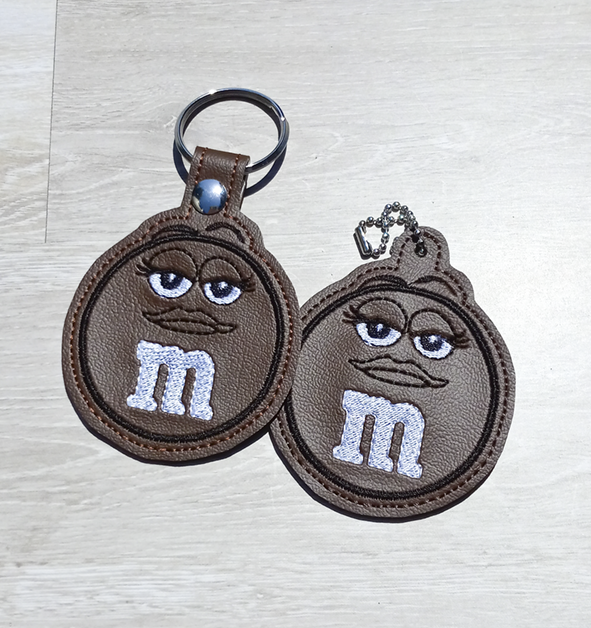 Brown Chocolate Candy Fob/ Dangle