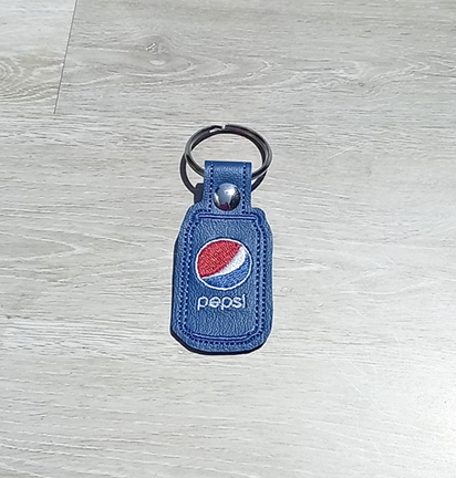 Sweet Blue Cola Soda Key Fob