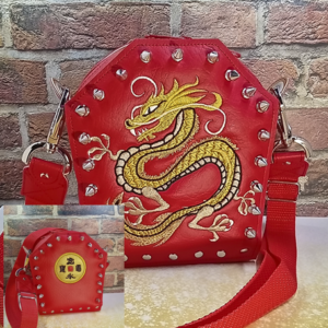 Lunar Chinese Dragon Rivet Bag