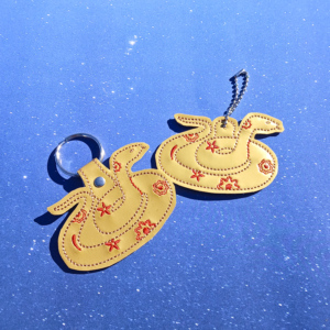 Lunar Snake Fob/ Dangle