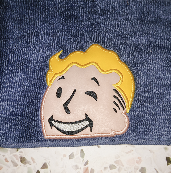 Vault Corporation Mascot Hooded Towel