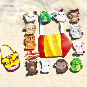 Lunar New Year Animals Finger Puppets