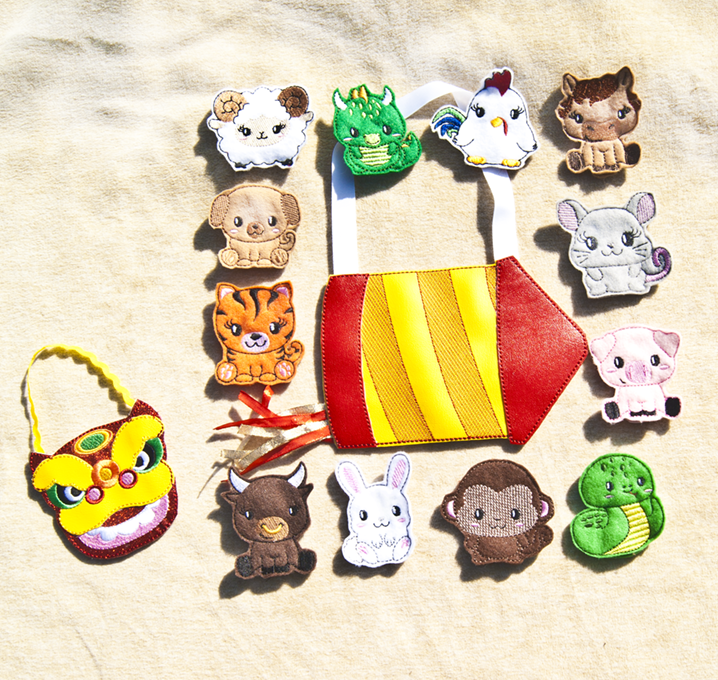 Lunar New Year Animals Finger Puppets