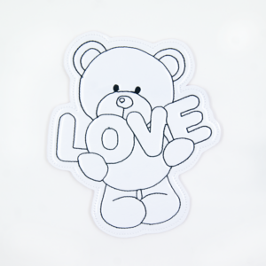 Love Teddy Bear Color Tile