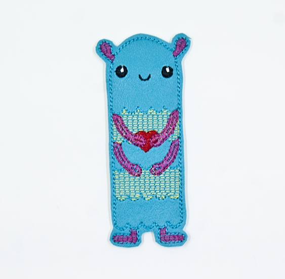 Monster Heart Hugger Bookmark