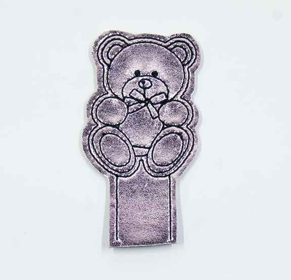 Teddy Bear With A Present Pencil Topper