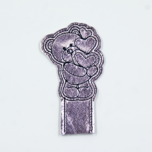 Teddy Bear Carrying Hearts Pencil Topper