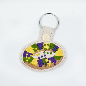 King's Cake Key Fob