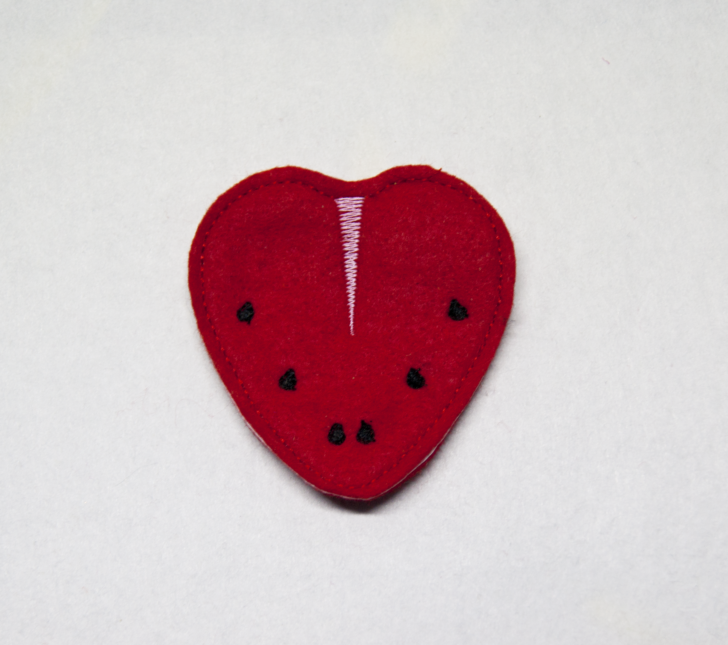 Strawberry Slice Feltie