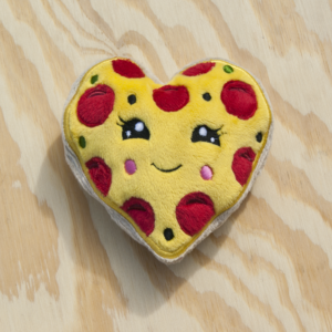 Kawaii Pizza Heart Plush