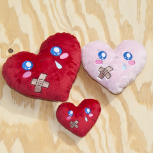 Kawaii Boo Boo Heart Plush