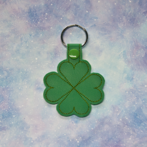 Four Leaf Clover Key Fob