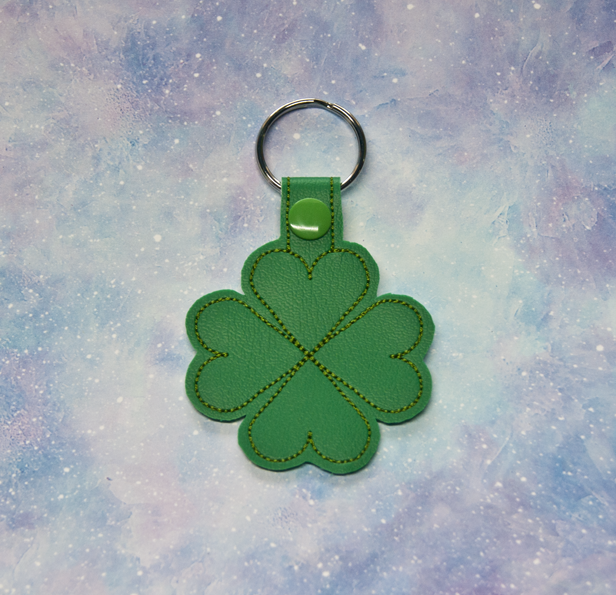 Four Leaf Clover Key Fob