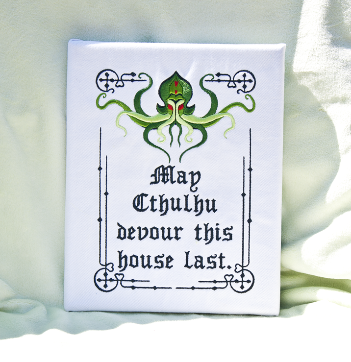 May Cthulhu Devour Canvas