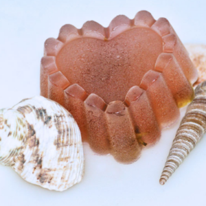 Rosebud Heart-Shaped Soap