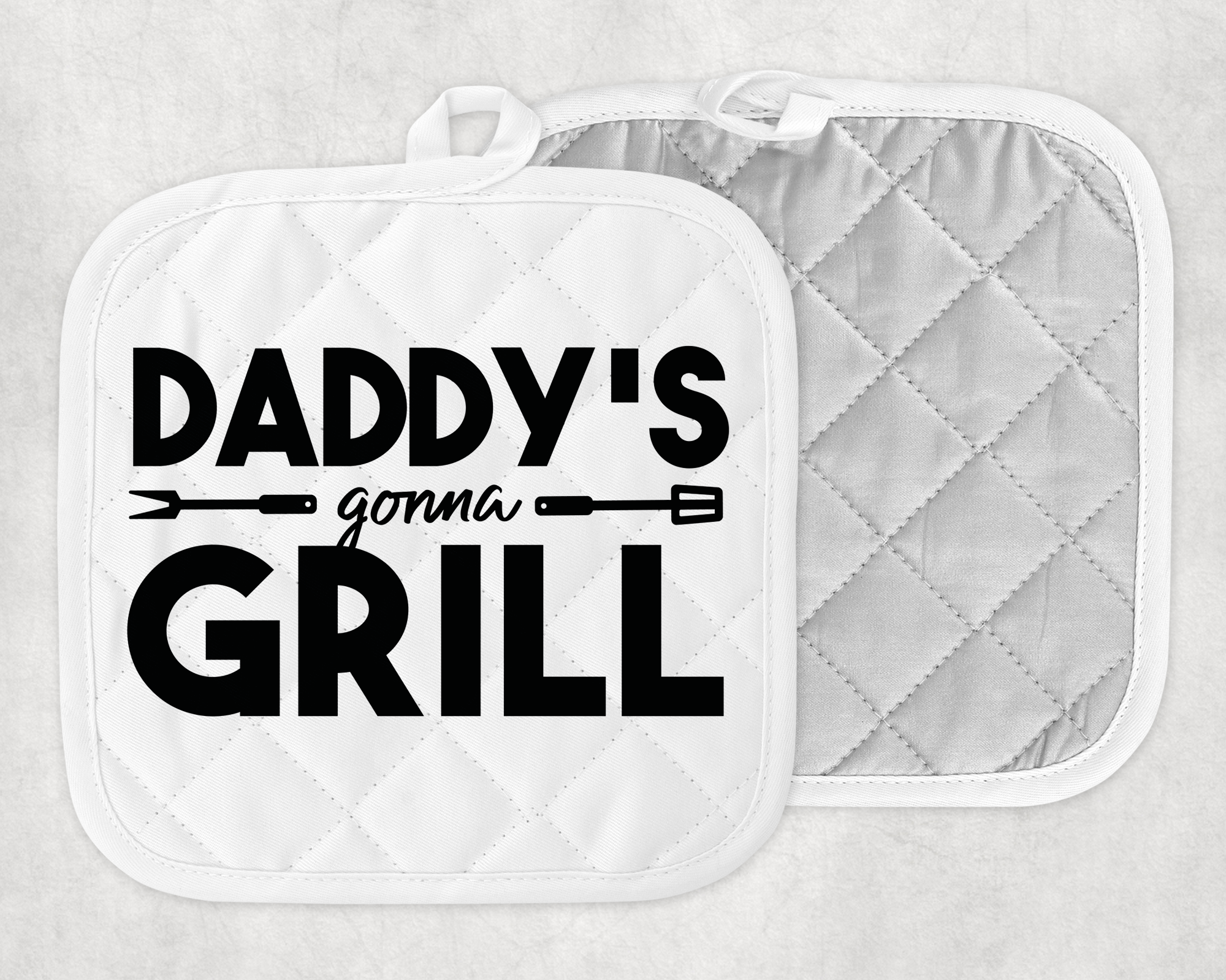 Daddy's Gonna Grill Pot Holder Mockup