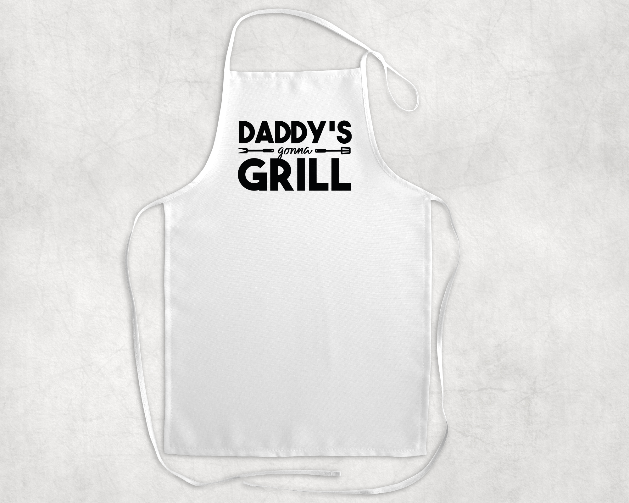 Daddy's Gonna Grill Apron Mockup