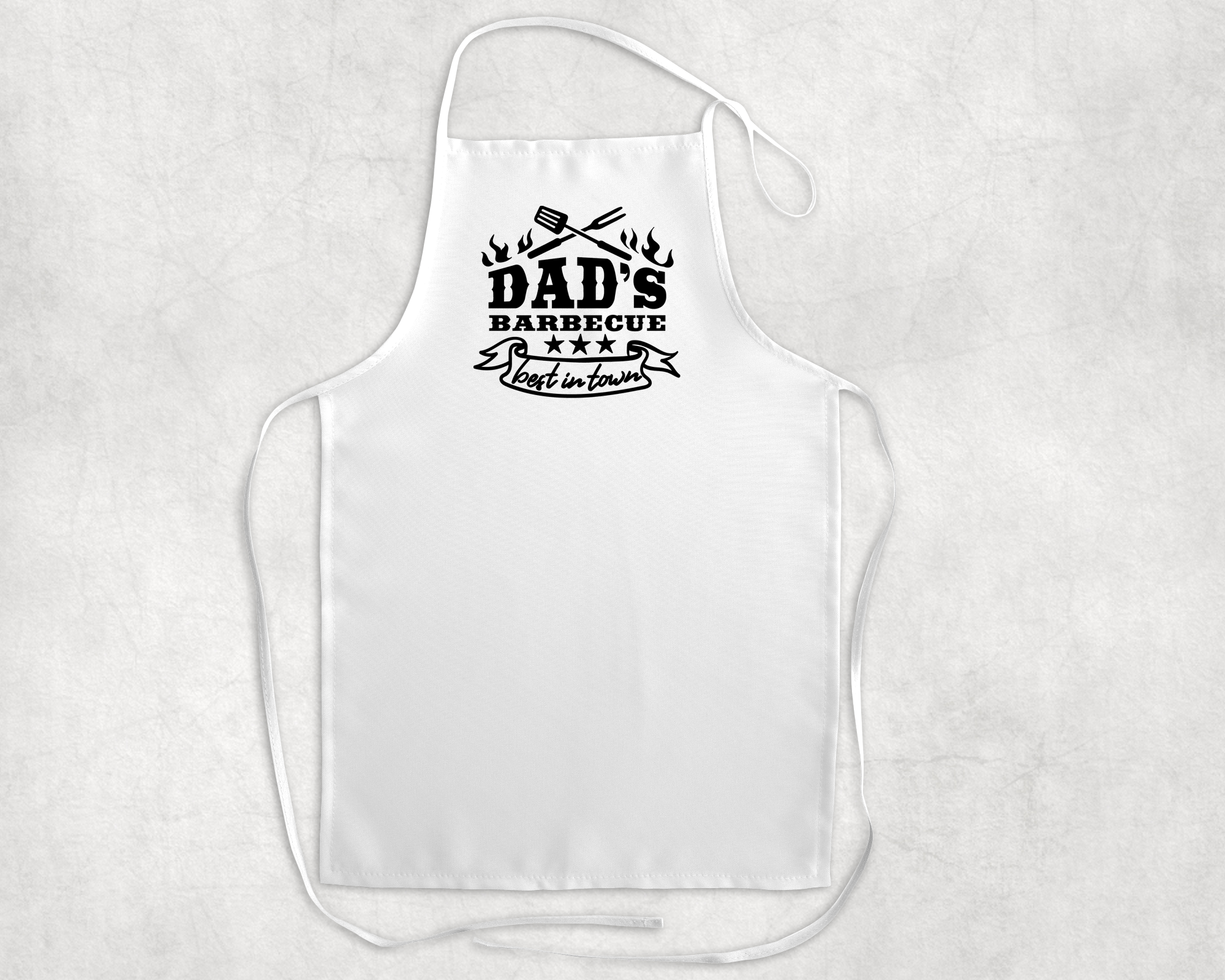 Dad's Barbeque Apron Mockup