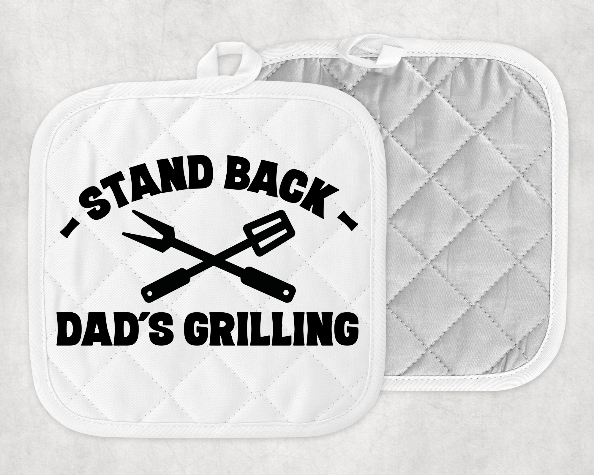 Dad's Grilling Pot Holder Mockup