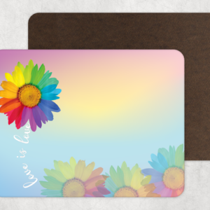 Flower Love Is Love Dry-Erase Board Mockup