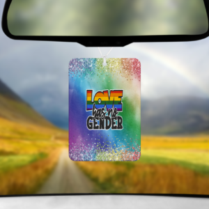 Love Has No Gender Air Freshener Mockup
