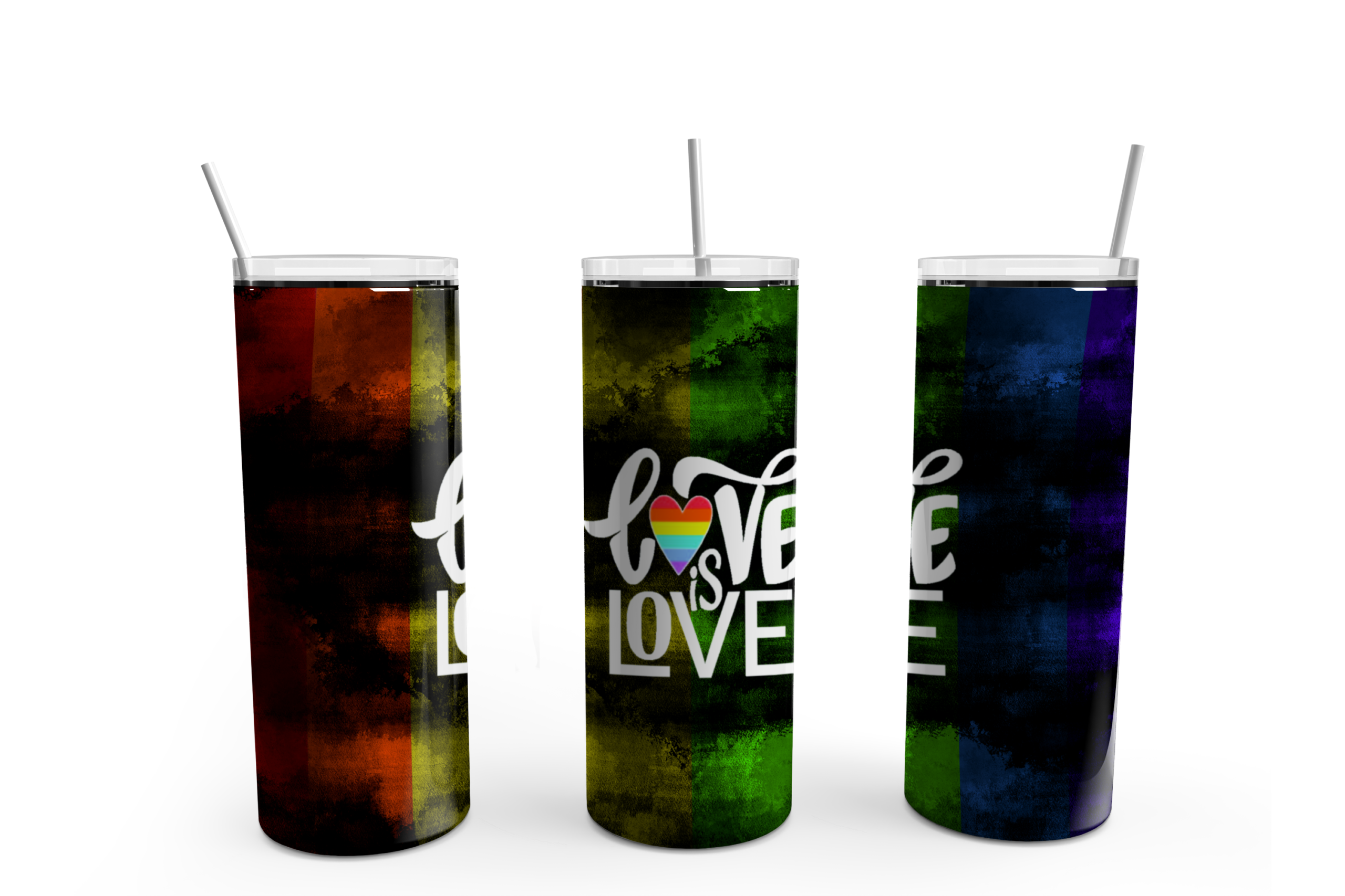 Love Is Love Tumbler Mockup