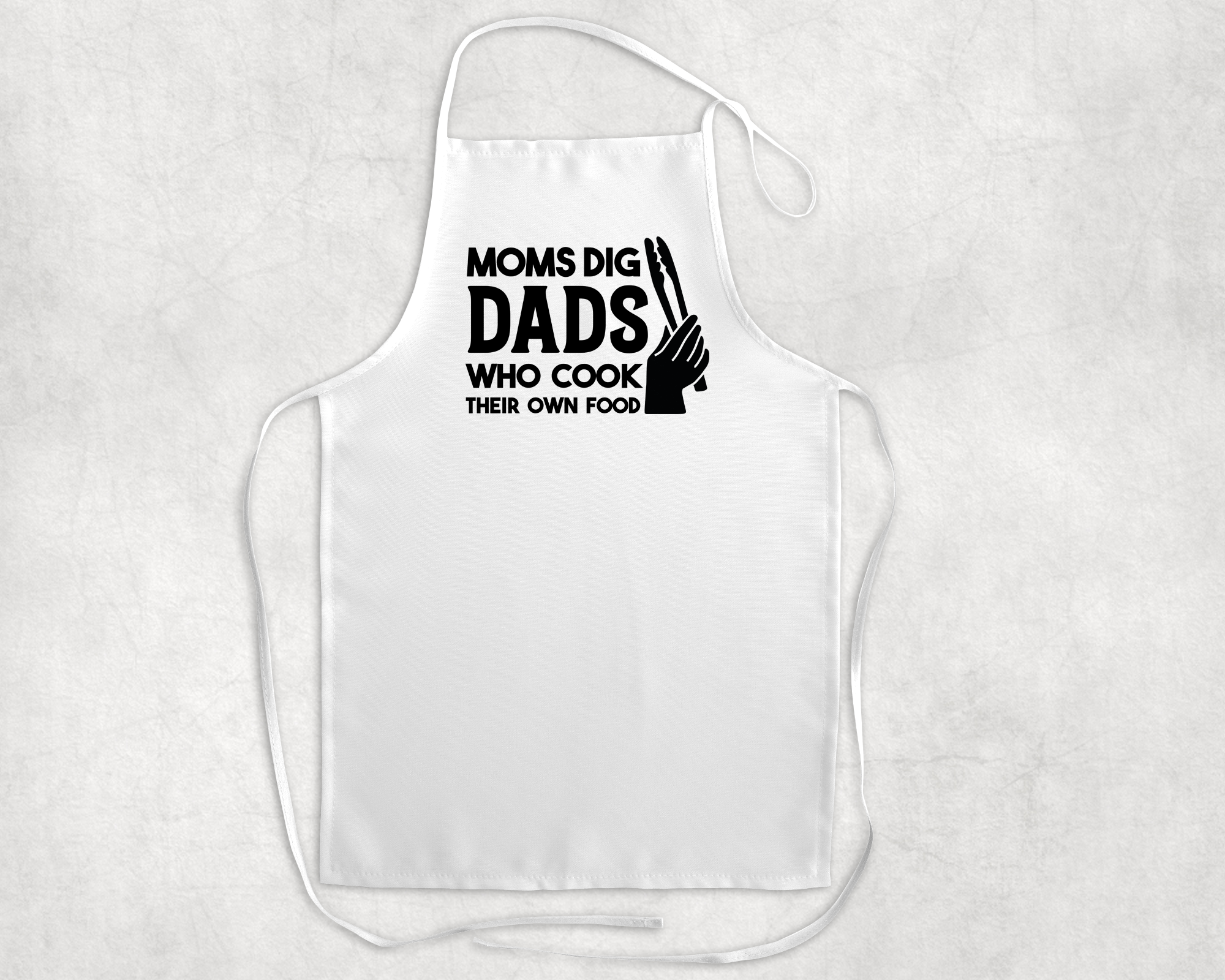 Moms Dig Dads Apron Mockup