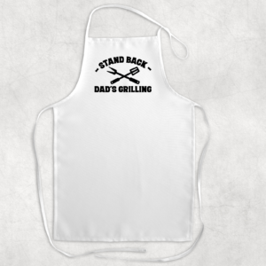 Stand Back Apron Mockup