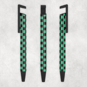 Ichimatsu Pattern Ballpoint Pen Mockup