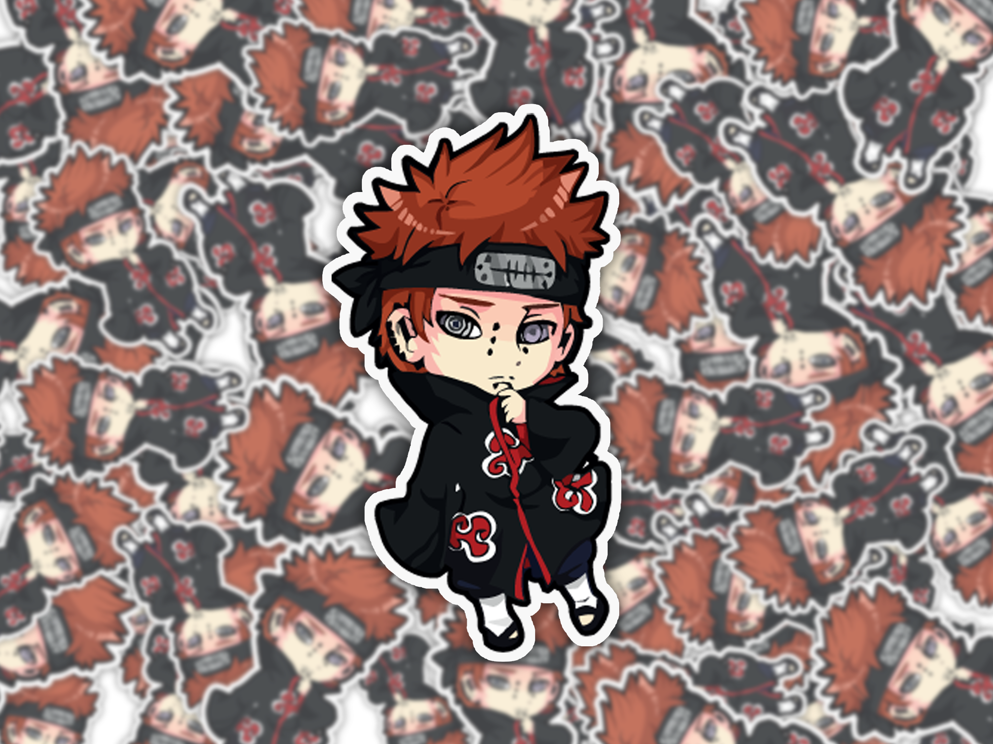 Village Head Sticker Mockup