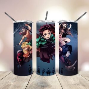 Demon Fighters Tumbler Mockup