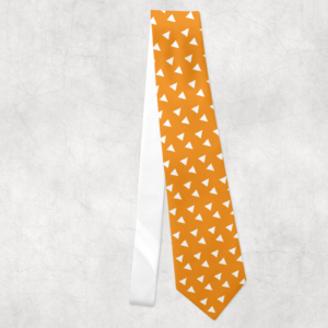 Urokomon Scale Pattern Neck Tie Mockup