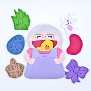 Old Lady Swallowed a Chick Finger Puppets