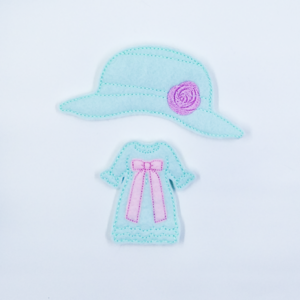 Sun Dress w/ Hat Dress up Doll Accessory