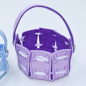 Ribbon Weaved Basket