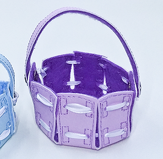 Ribbon Weaved Basket