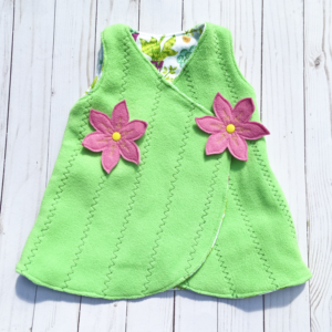 Petal Wrap Dress- cactus