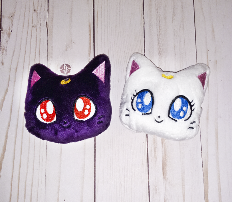 Moon Kitty Head Plush