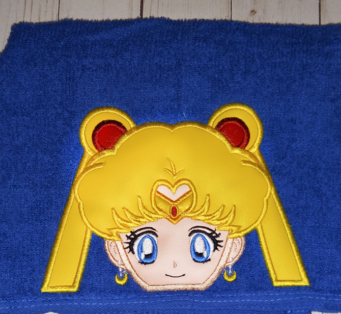 Moon Princess Hooded Towel