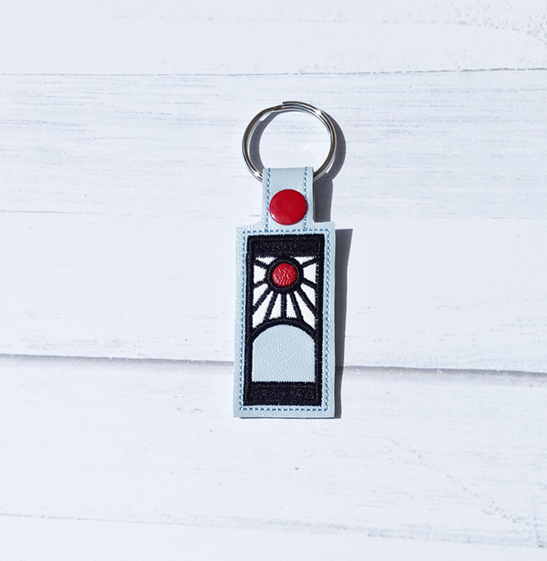 Hanafuda Key Fob
