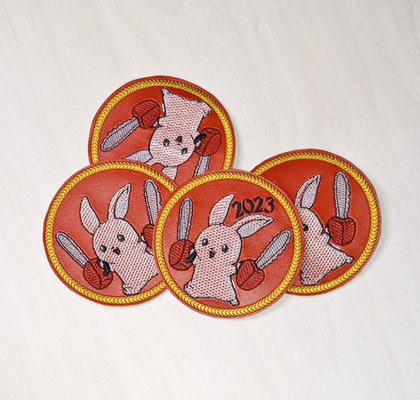 Chainsaw Bunny Coasters