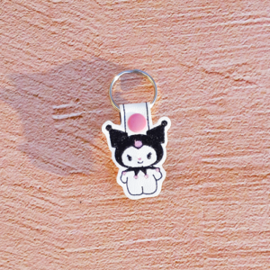 Small Naughty Bunny Friend Key Fob