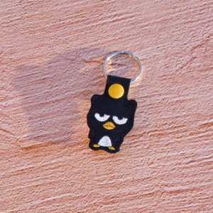 Mischievous Penguin Friend Key Fob