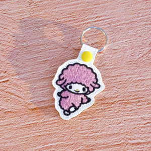 Lamb Friend Key Fob